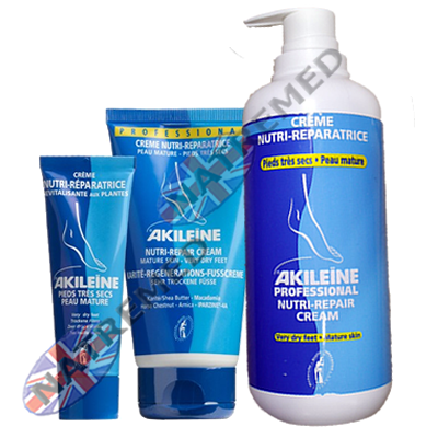 Akileine Blue range, Dry Foot Creme