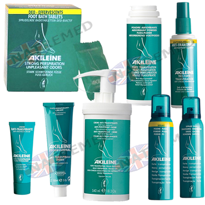 Akileine Green range for controlling foot odours