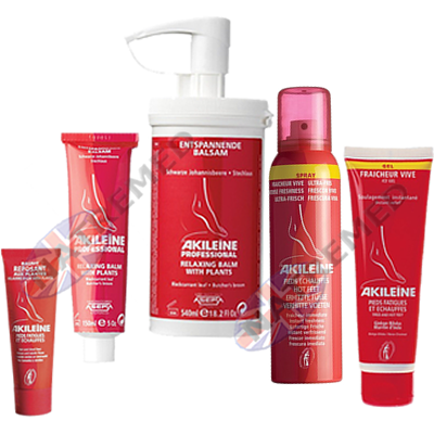 Akileine Red range for tired, swollen & inflamed feet
