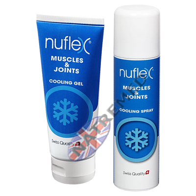 Nuflex Cooling Pain reliever Gel and Spray