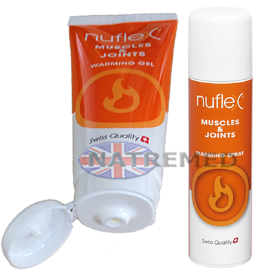 Nuflex Warming Pain reliever Gel and Spray