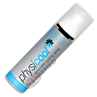 Physicool Cooling Spray Rapidly reduces skin temperature, instantly cooling, stopping irritation and itching.