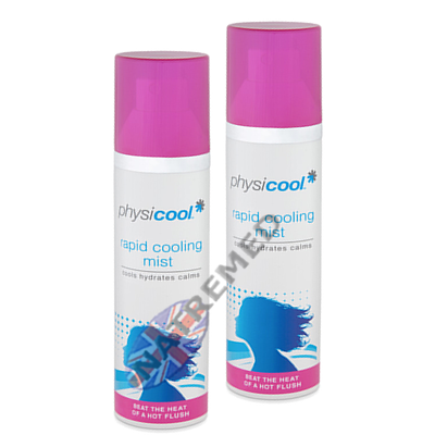 Physicool Rapid Cooling Mist offers instant, long-lasting relief from the discomfort of a hot flush or night sweats
