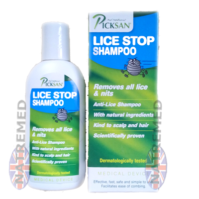 Picksan Shampoo Kills Lice with natural ingredients: 