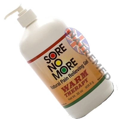 Sore No More Warm 100% Natural Pain reliever Gel