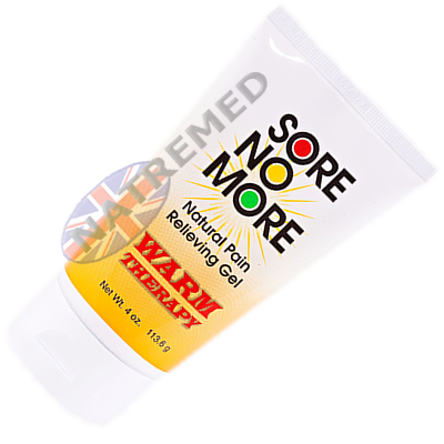 Sore No More Warm 100% Natural Pain reliever Gel