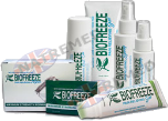BIOFREEZE  Cool Gel & Roll-on is ideal for the relief of muscle aches and joint discomfort associated typically with minor backache, tendonitis muscle over-use, strains/stress and sports injuries; BIOFREEZE CRYOSPRAY Spray is so effective and advanced, you can offer it to your patients with confidence for convenient at home self-care.